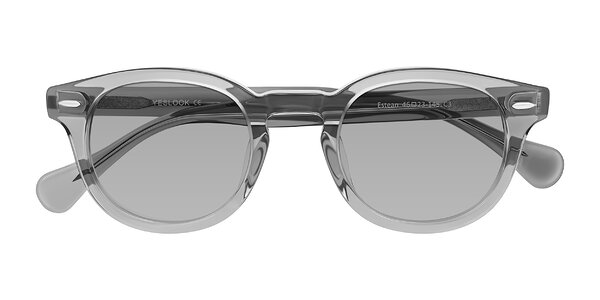 Front of Estean in Transparent Gray