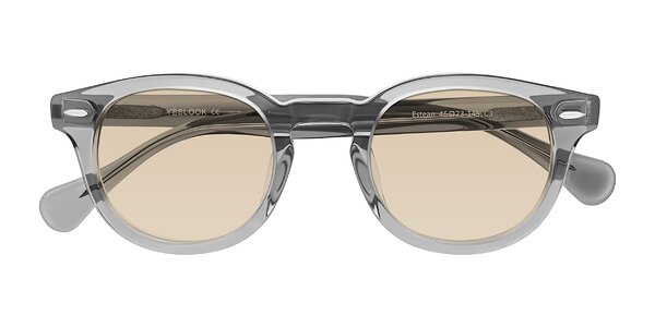 Front of Estean in Transparent Gray