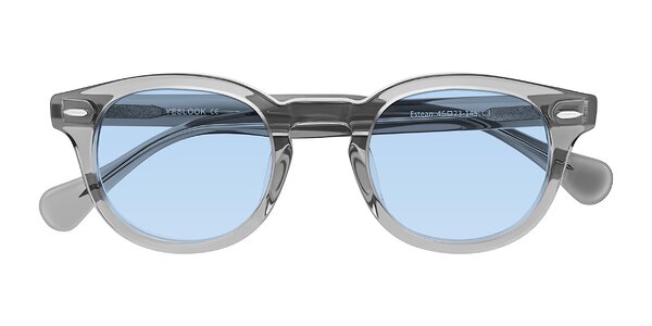 Front of Estean in Transparent Gray