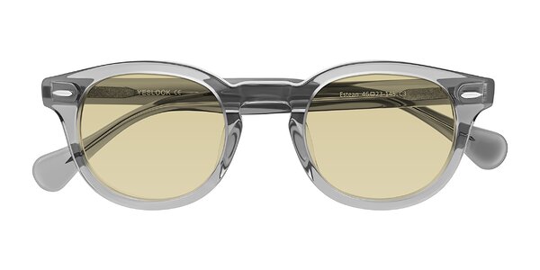Front of Estean in Transparent Gray