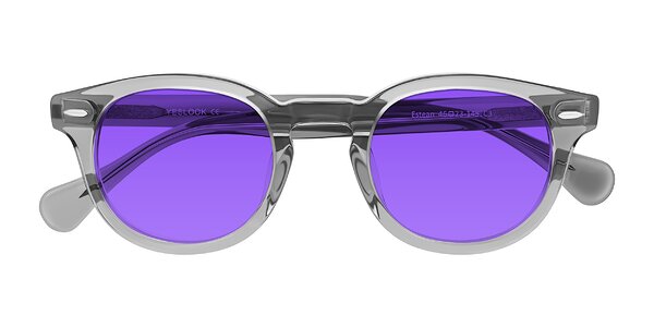 Front of Estean in Transparent Gray