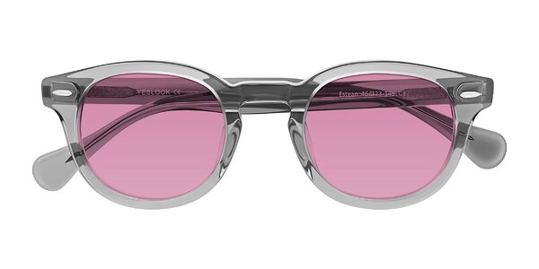 Front of Estean in Transparent Gray