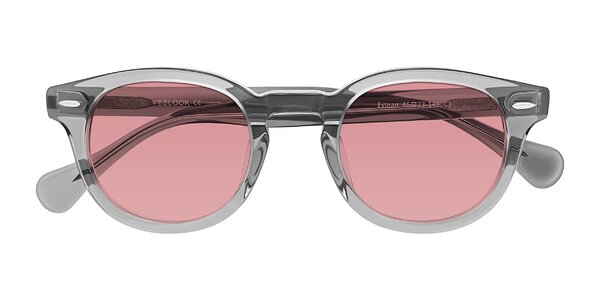 Front of Estean in Transparent Gray
