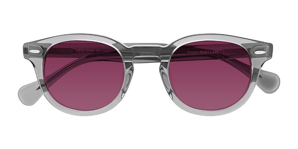 Front of Estean in Transparent Gray