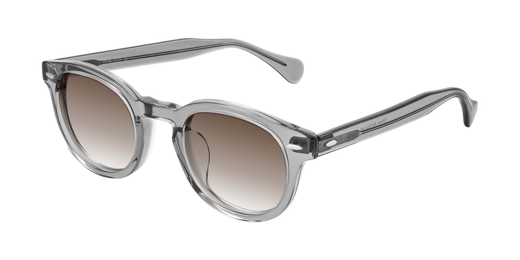 Angle of Estean in Transparent Gray with Brown Gradient Lenses