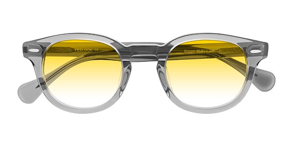Front of Estean in Transparent Gray