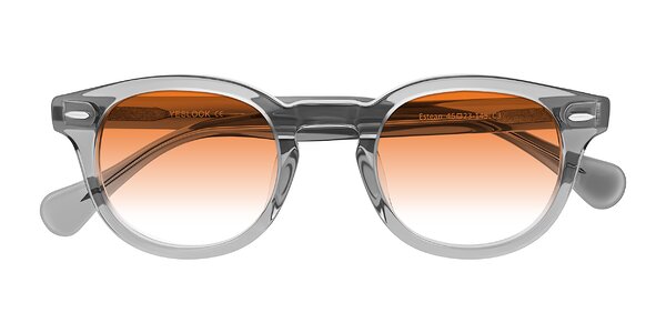 Front of Estean in Transparent Gray