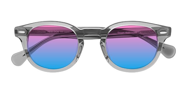 Front of Estean in Transparent Gray