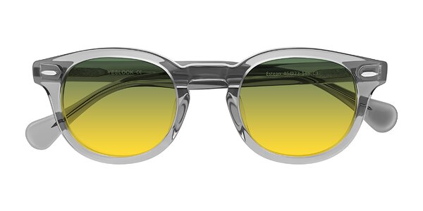 Front of Estean in Transparent Gray