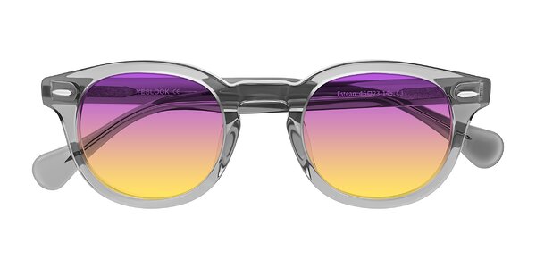 Front of Estean in Transparent Gray