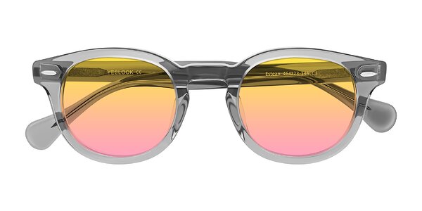 Front of Estean in Transparent Gray