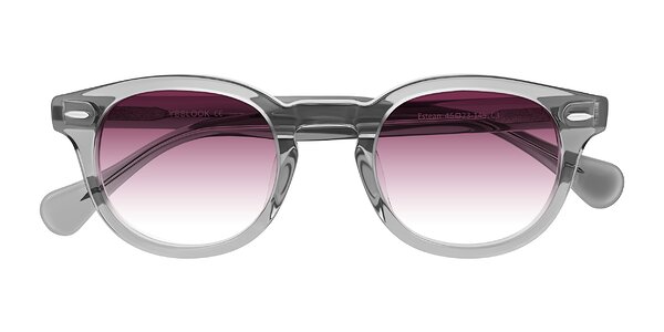 Front of Estean in Transparent Gray