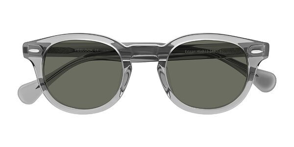 Front of Estean in Transparent Gray