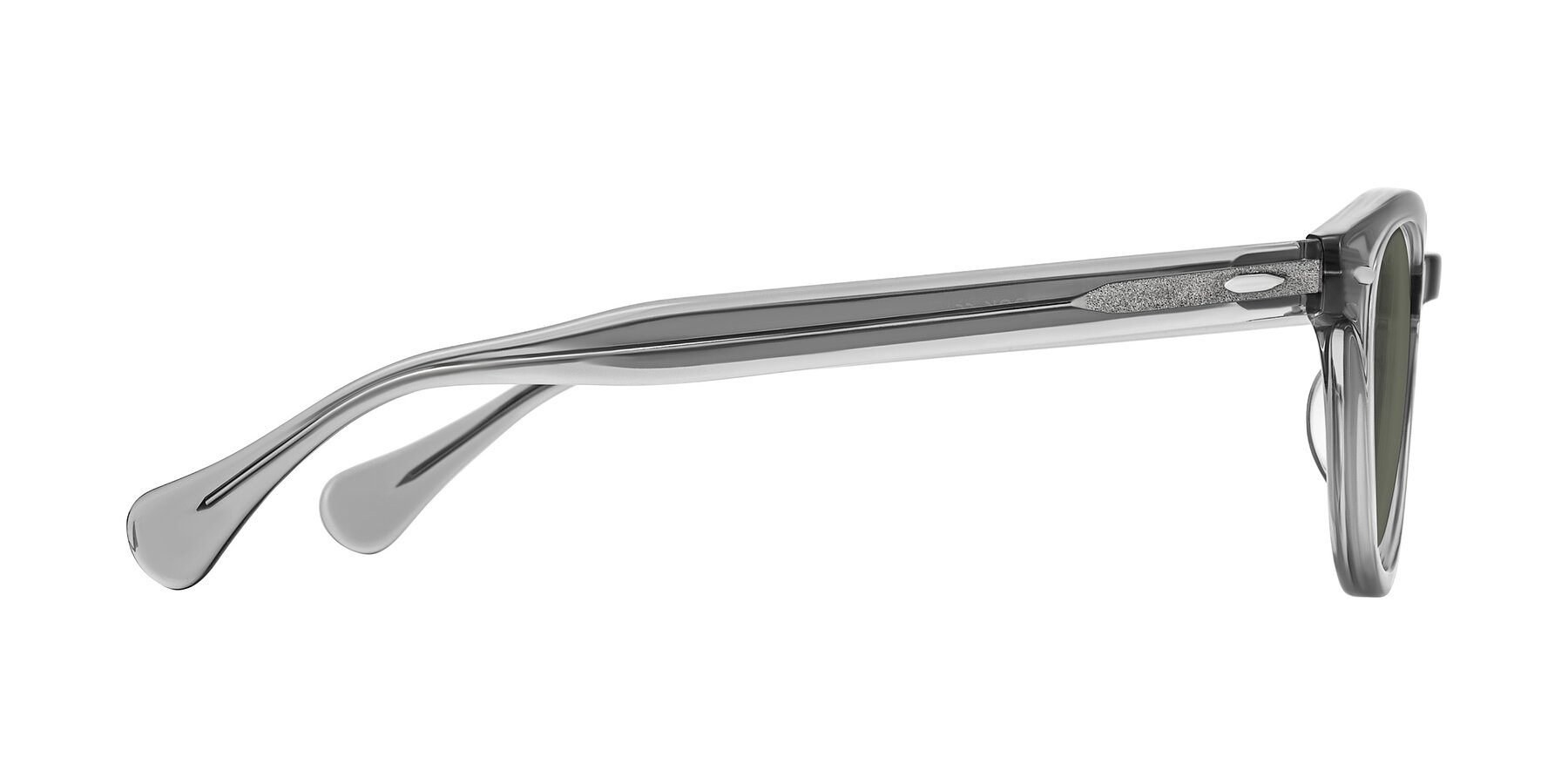 Side of Estean in Transparent Gray with Gray Polarized Lenses