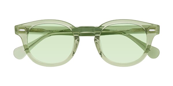 Front of Estean in Transparent Green