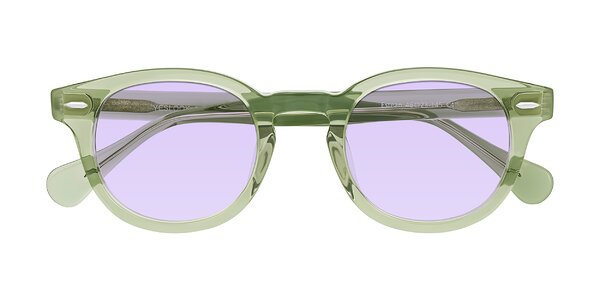 Front of Estean in Transparent Green