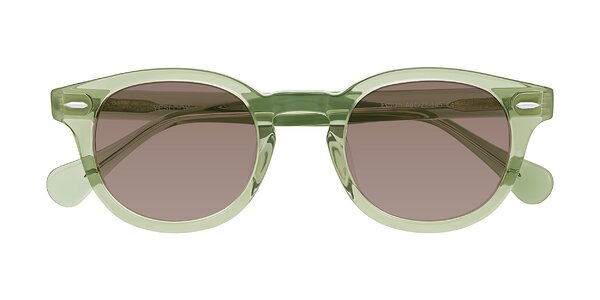 Front of Estean in Transparent Green