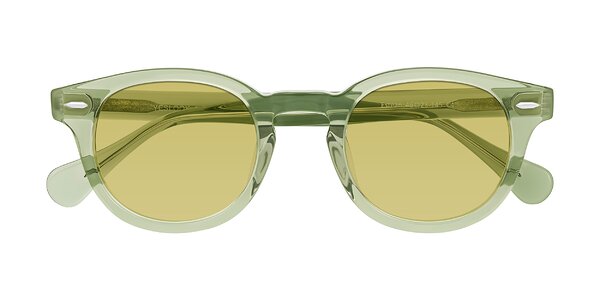 Front of Estean in Transparent Green