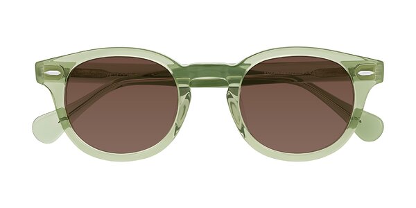 Front of Estean in Transparent Green