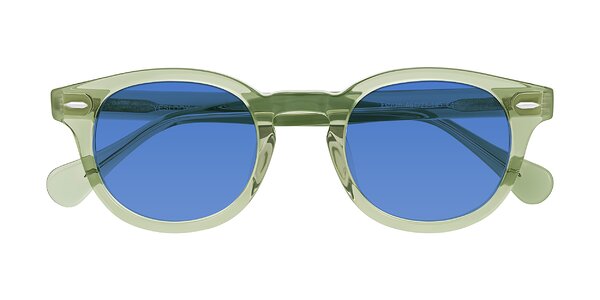 Front of Estean in Transparent Green
