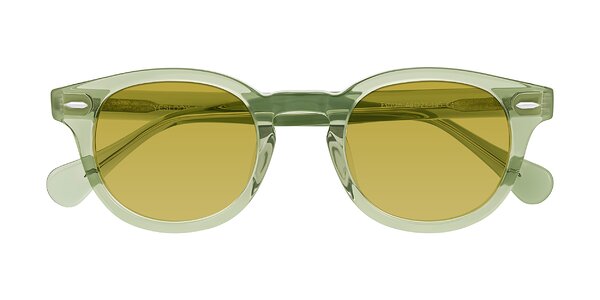 Front of Estean in Transparent Green