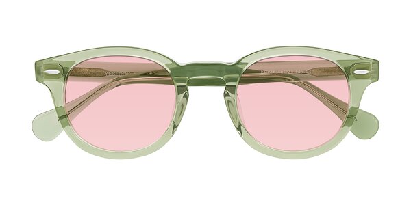 Front of Estean in Transparent Green