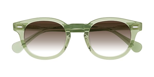 Front of Estean in Transparent Green
