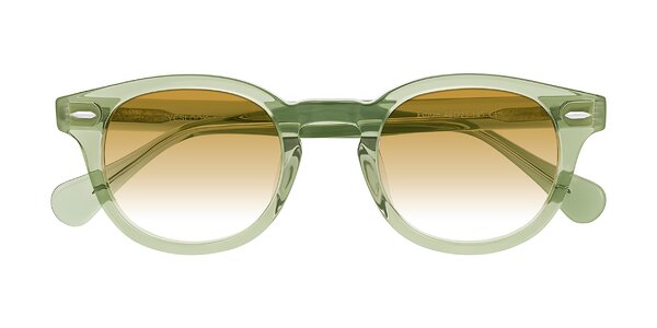 Front of Estean in Transparent Green