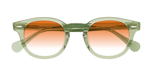 Front of Estean in Transparent Green