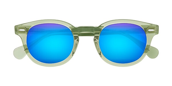 Front of Estean in Transparent Green