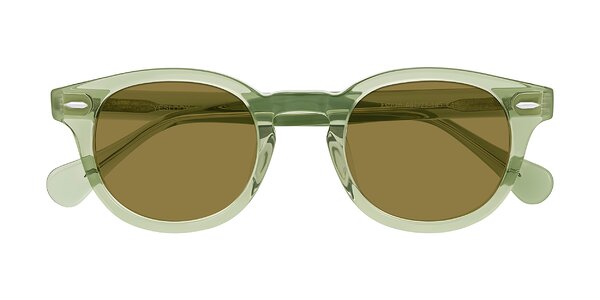 Front of Estean in Transparent Green