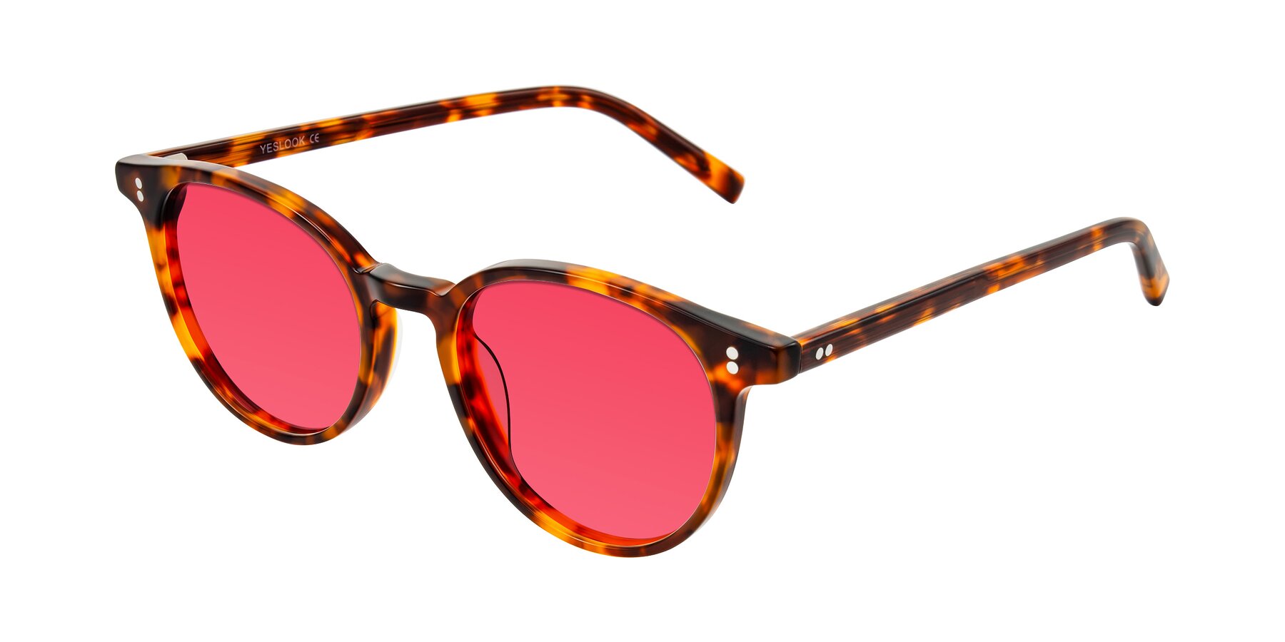 Angle of Haharou in Tortoise with Red Tinted Lenses