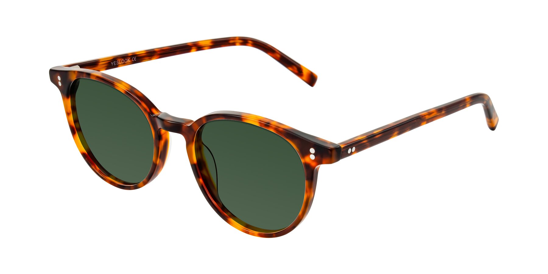 Angle of Haharou in Tortoise with Green Tinted Lenses