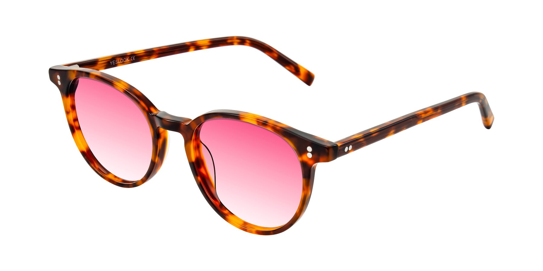 Angle of Haharou in Tortoise with Pink Gradient Lenses