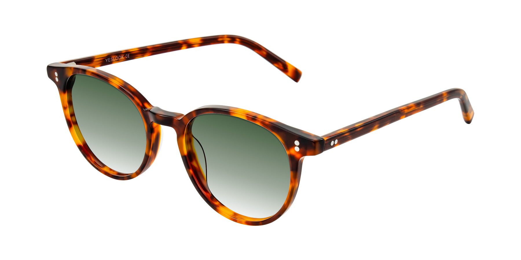 Angle of Haharou in Tortoise with Green Gradient Lenses