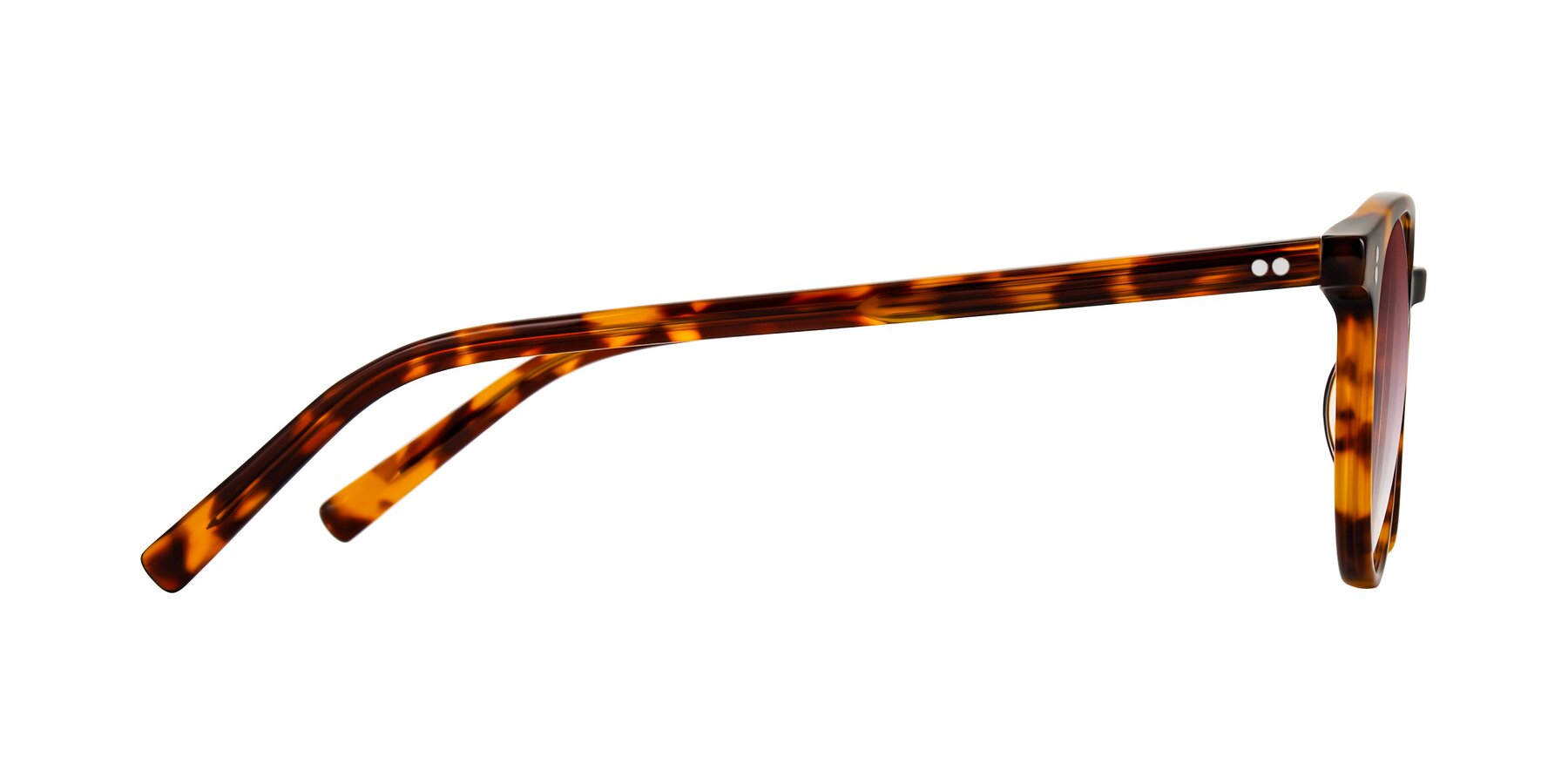 Side of Haharou in Tortoise with Garnet Gradient Lenses