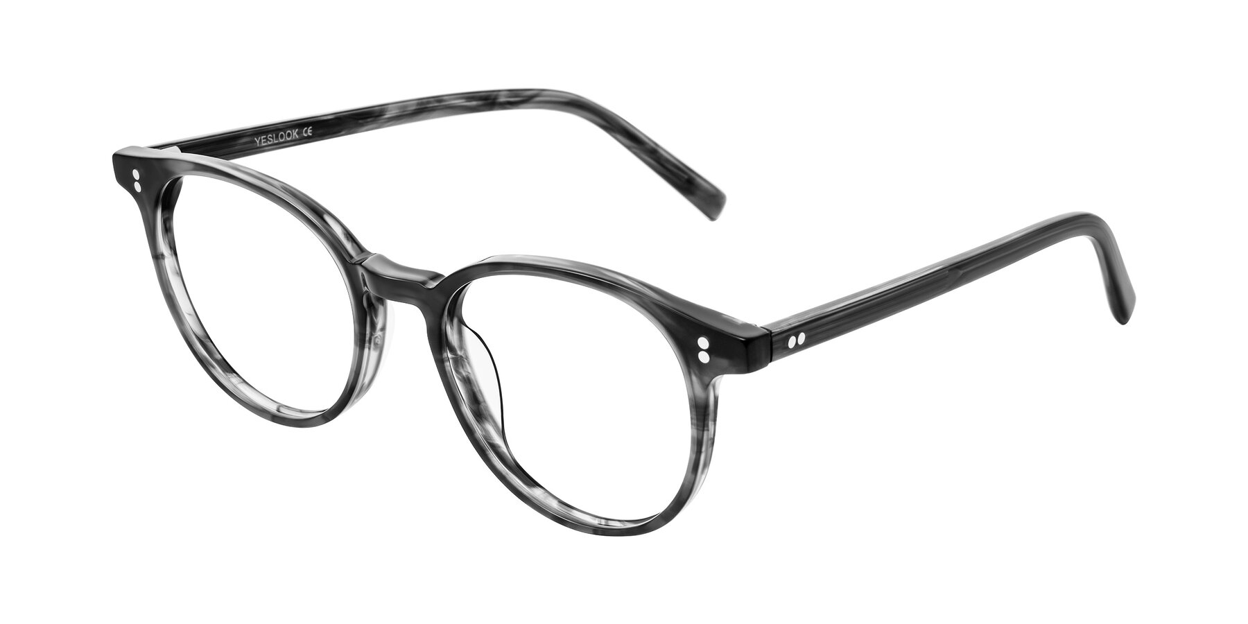 Angle of Haharou in Smoke with Clear Eyeglass Lenses