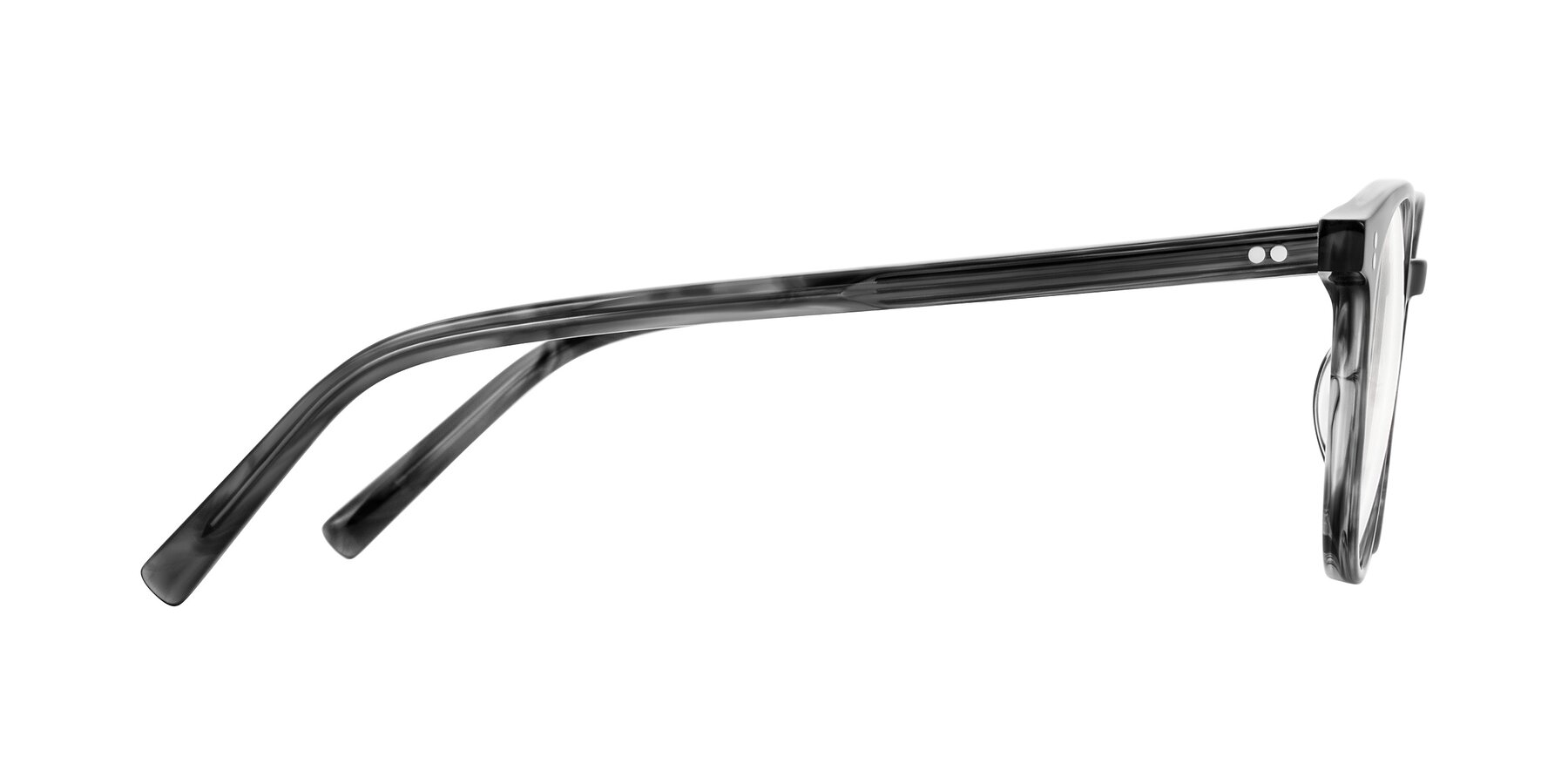 Side of Haharou in Smoke with Clear Eyeglass Lenses