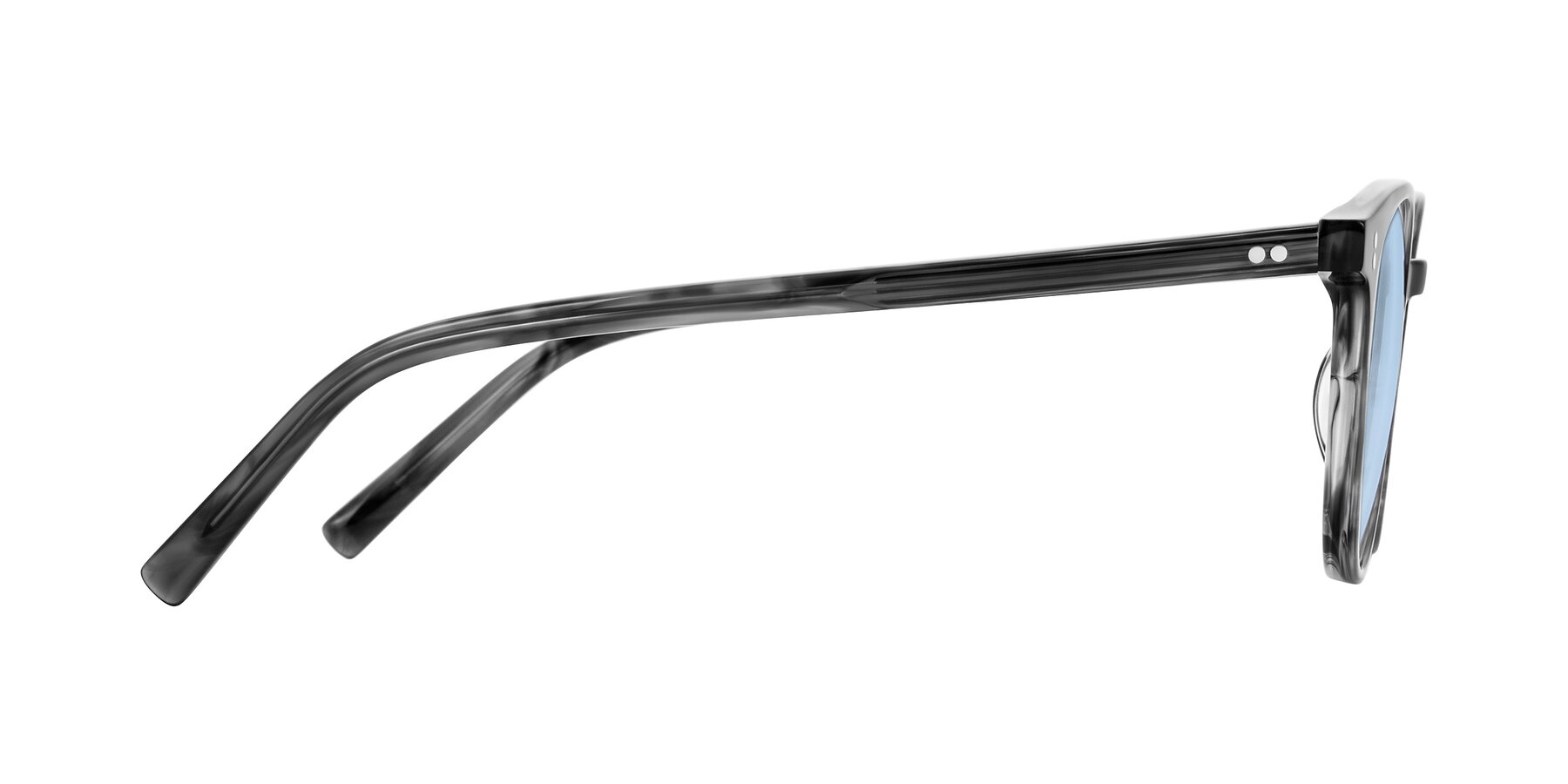 Side of Haharou in Smoke with Light Blue Tinted Lenses