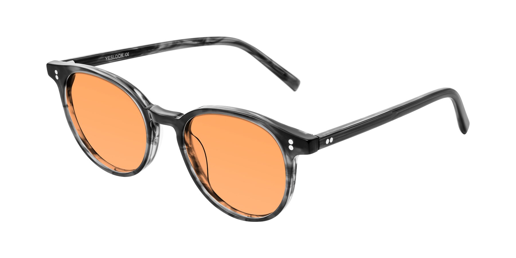 Angle of Haharou in Smoke with Medium Orange Tinted Lenses