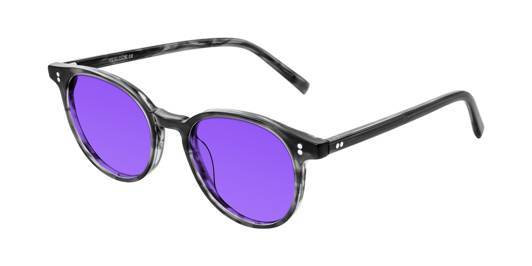 Angle of Haharou in Smoke with Purple Tinted Lenses