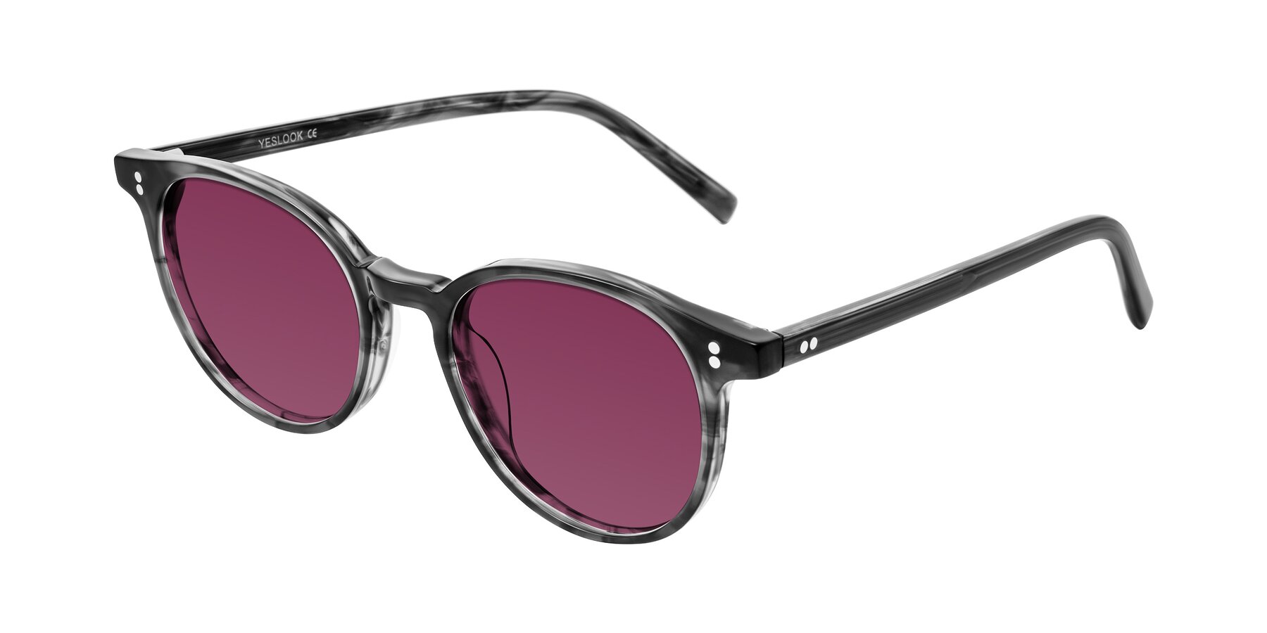 Angle of Haharou in Smoke with Wine Tinted Lenses