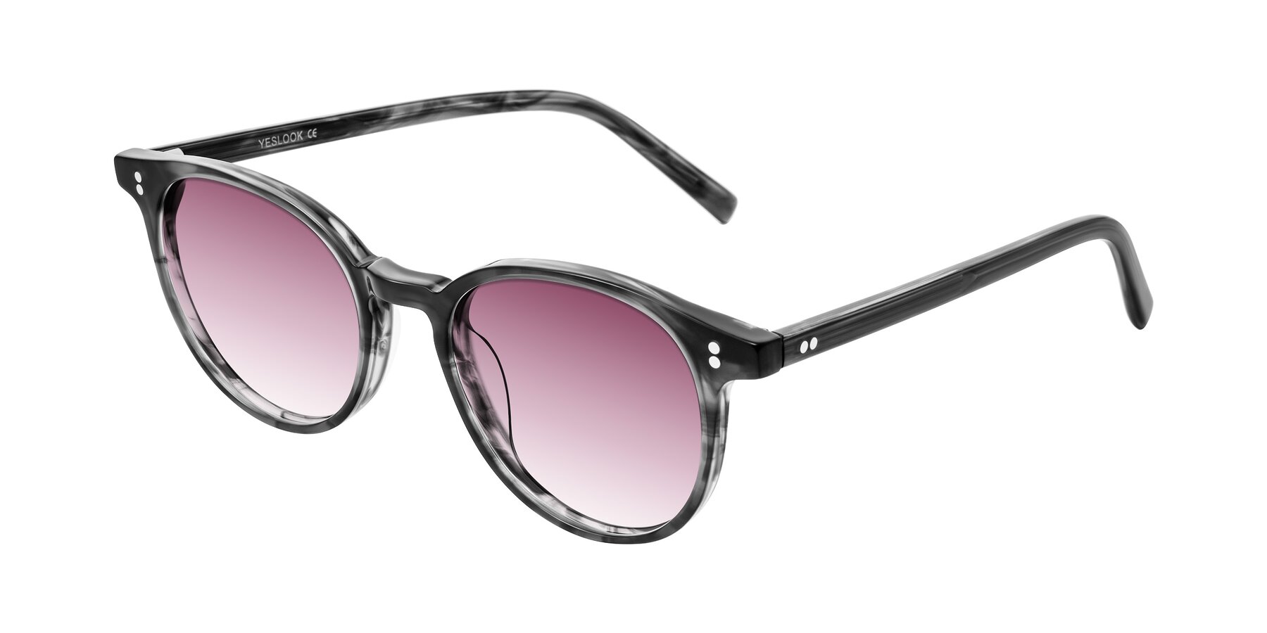 Angle of Haharou in Smoke with Wine Gradient Lenses