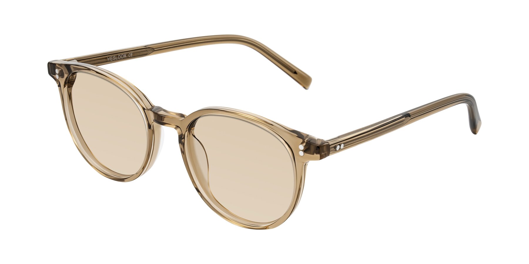 Angle of Haharou in Light Brown with Light Brown Tinted Lenses