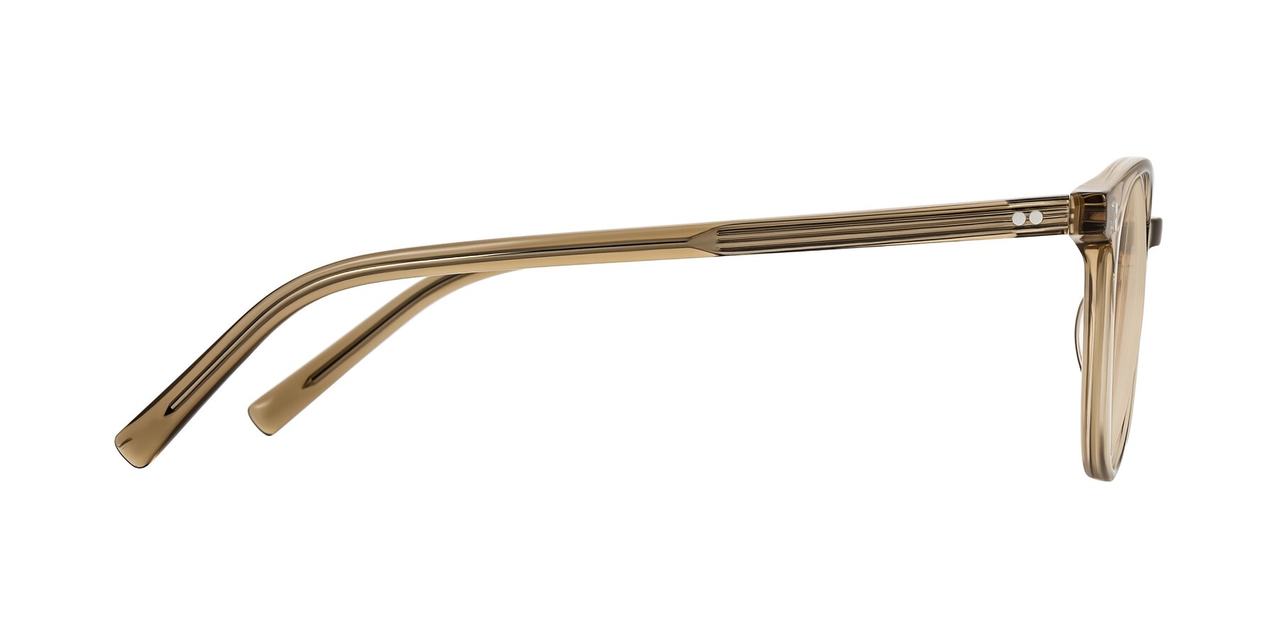 Side of Haharou in Light Brown with Light Brown Tinted Lenses