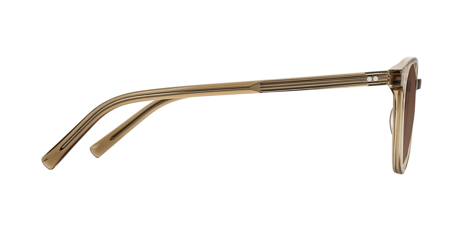Side of Haharou in Light Brown with Brown Tinted Lenses