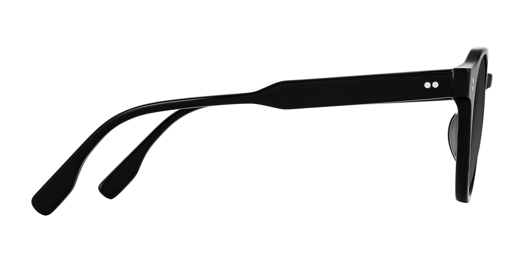 Side of Vaswat in Black with Gray Tinted Lenses