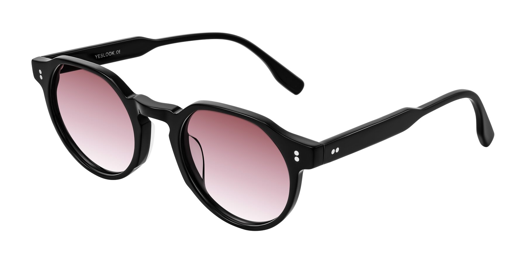 Angle of Vaswat in Black with Garnet Gradient Lenses