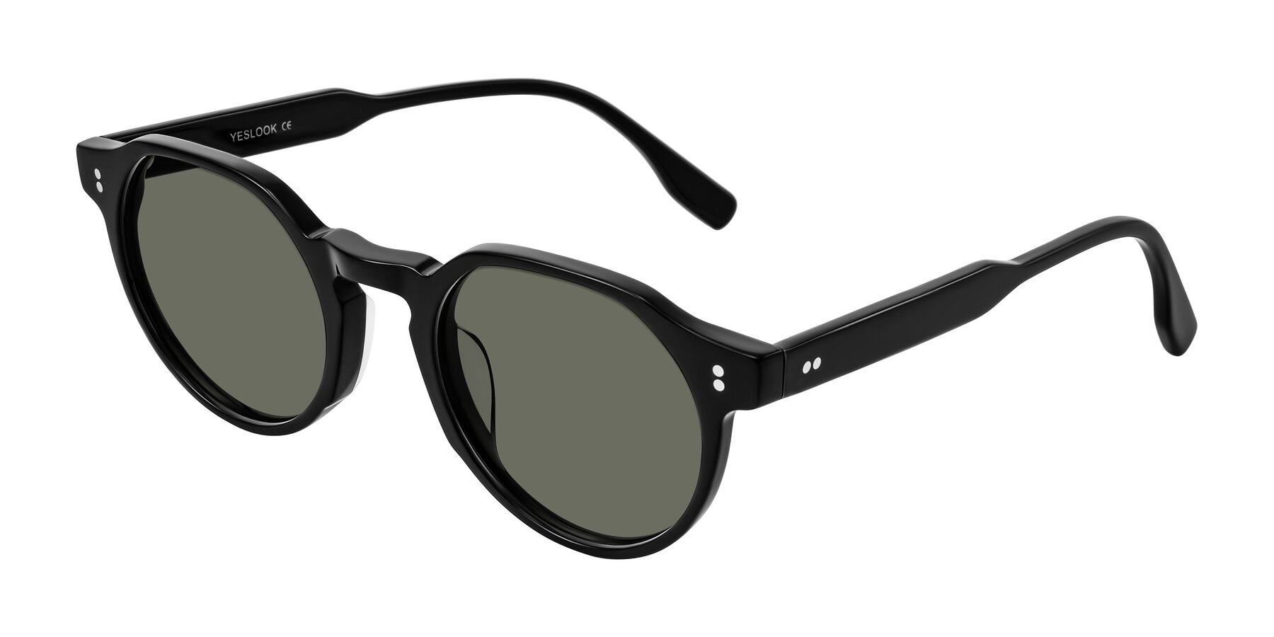 Angle of Vaswat in Black with Gray Polarized Lenses