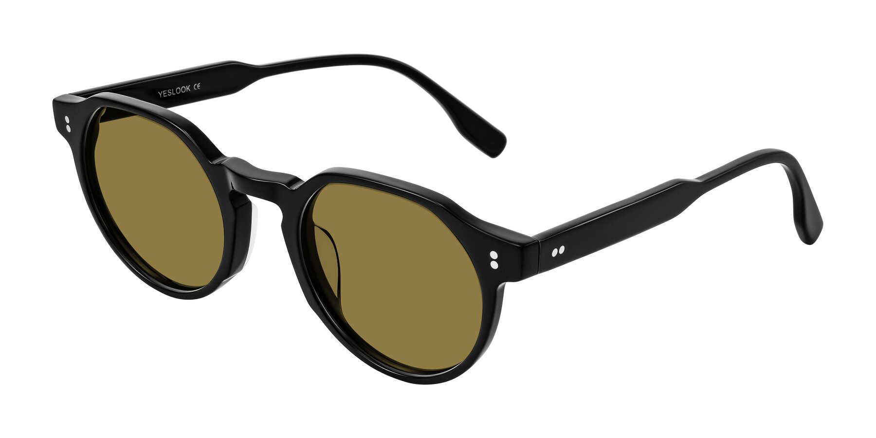 Angle of Vaswat in Black with Brown Polarized Lenses